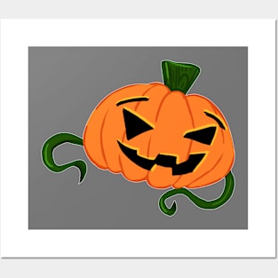 HALLOWEEN PUMPKIN Posters and Art